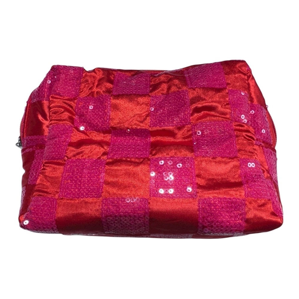 Holiday Glam Red Pink Sequin Bag Skin Care Murad Dermalogica Skincare Makeup Set - Picture 7 of 7